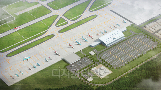 대구경북통합신공항 민간공항 조감도(안). 출처 국토부